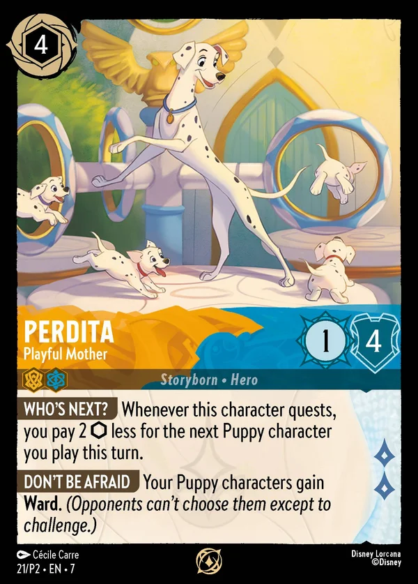 Peggy - Madre Giocosa — Disney Lorcana Personaggio card from Archazia's Island