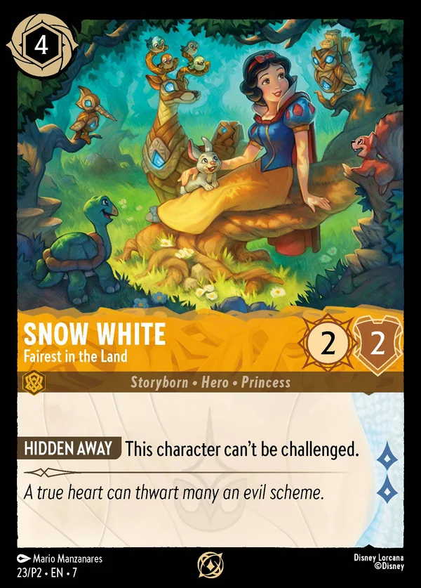 Biancaneve - La Più Bella del Reame — Disney Lorcana Personaggio card from Archazia's Island