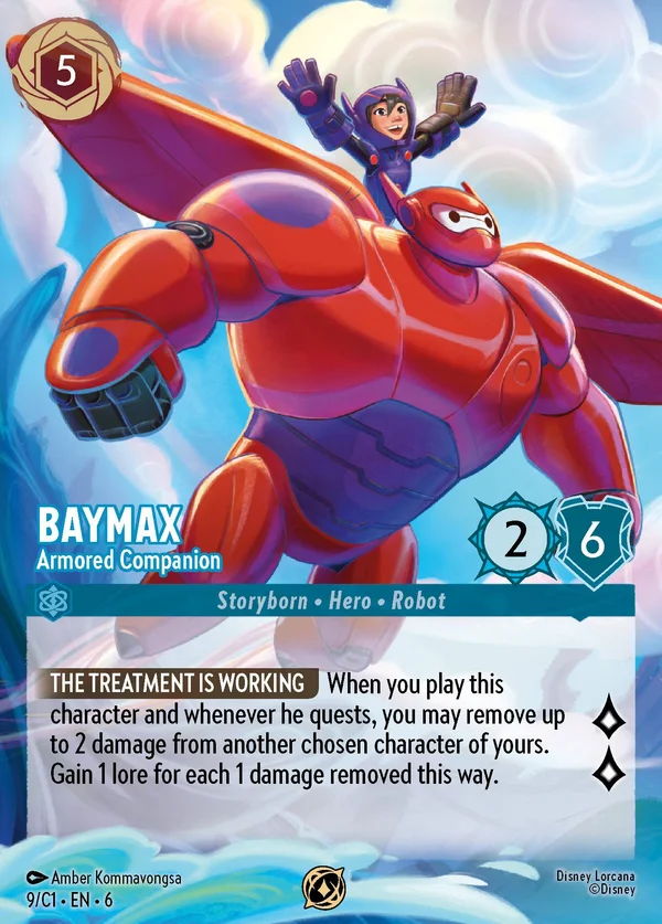 Baymax - Armored Companion — Disney Lorcana Character card from Azurite Sea