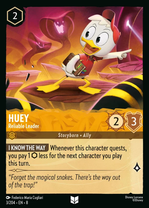 Qui - Leader Affidabile — Disney Lorcana Personaggio card from The Reign of Jafar
