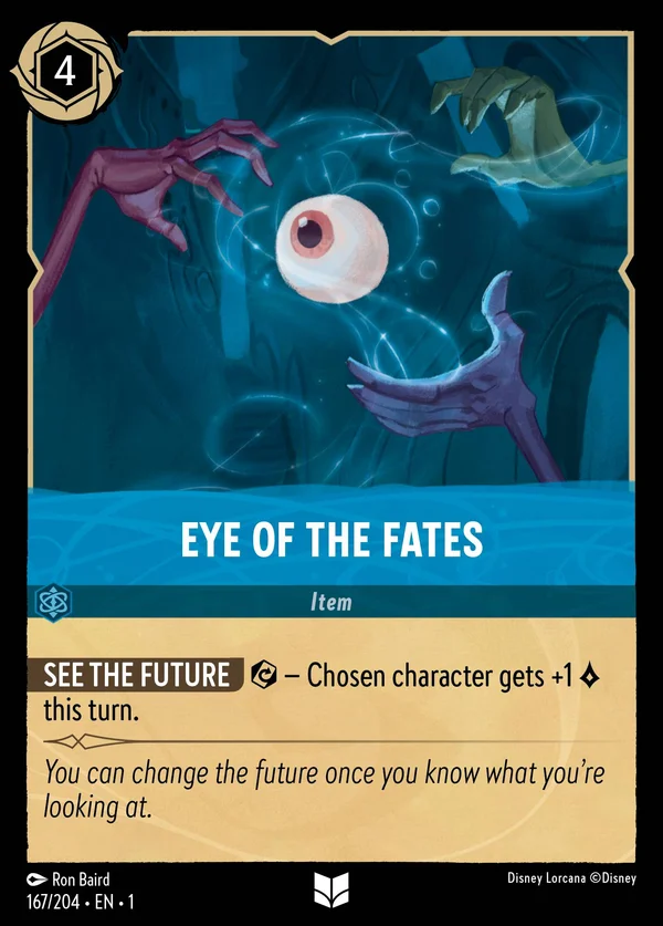 Eye of the Fates — Disney Lorcana Item card from The First Chapter