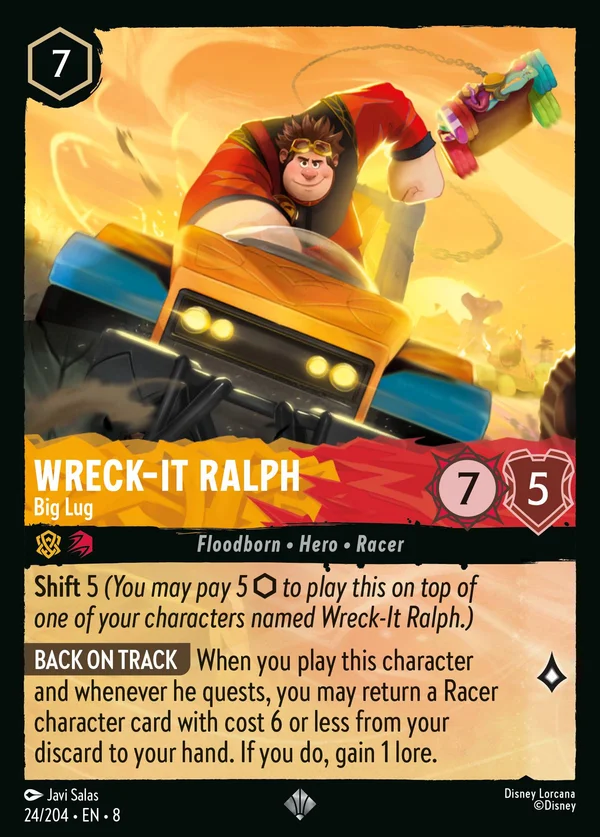 Ralph Spaccatutto - Omaccione — Disney Lorcana Personaggio card from The Reign of Jafar