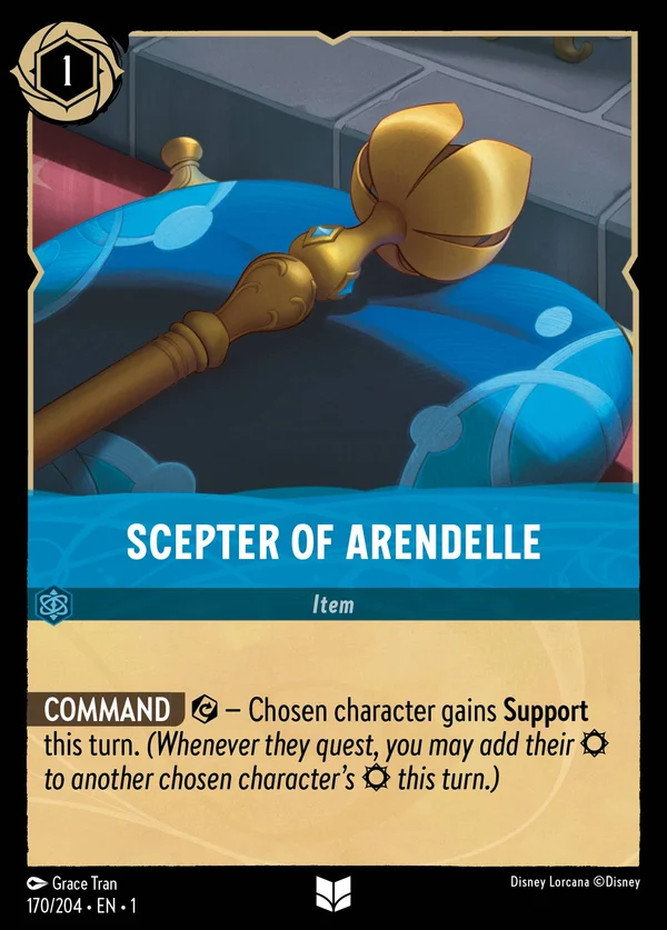 Scettro di Arendelle — Disney Lorcana Oggetto card from The First Chapter