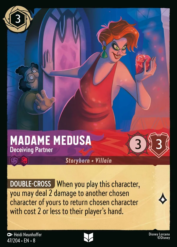 Madame Medusa - Deceiving Partner — Disney Lorcana Character card from The Reign of Jafar