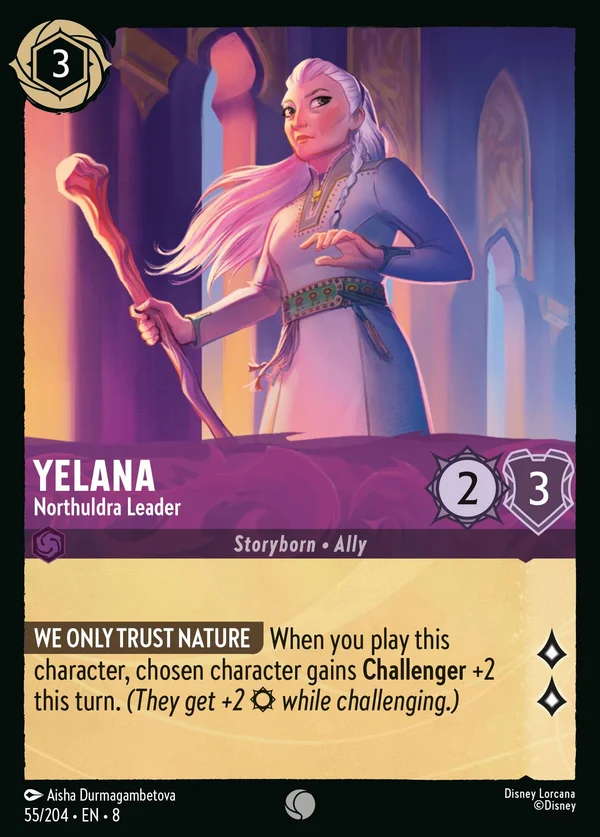 Yelena - Capo dei Northuldri — Disney Lorcana Personaggio card from The Reign of Jafar