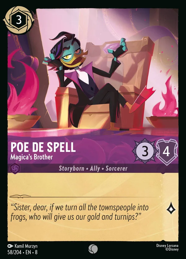 Gennarino - Fratello di Amelia — Disney Lorcana Personaggio card from The Reign of Jafar
