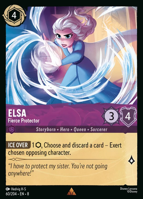 Elsa - Protettrice Impetuosa — Disney Lorcana Personaggio card from The Reign of Jafar