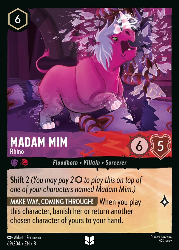 Maga Magò - Rinoceronte — Disney Lorcana Personaggio card from The Reign of Jafar
