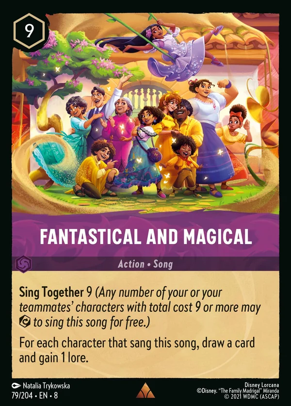 Fantastical and Magical — Disney Lorcana Action card from The Reign of Jafar