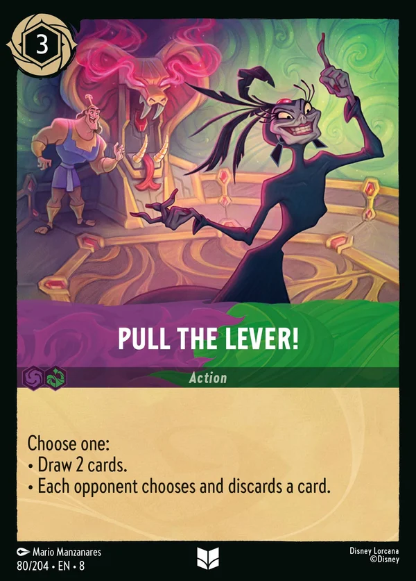Pull the Lever! — Disney Lorcana Action card from The Reign of Jafar