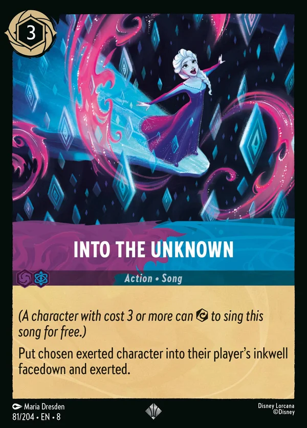 Into the Unknown — Disney Lorcana Action card from The Reign of Jafar
