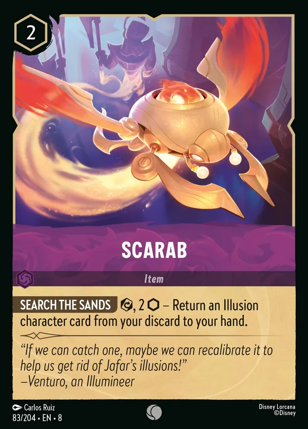 Scarabeo — Disney Lorcana Oggetto card from The Reign of Jafar