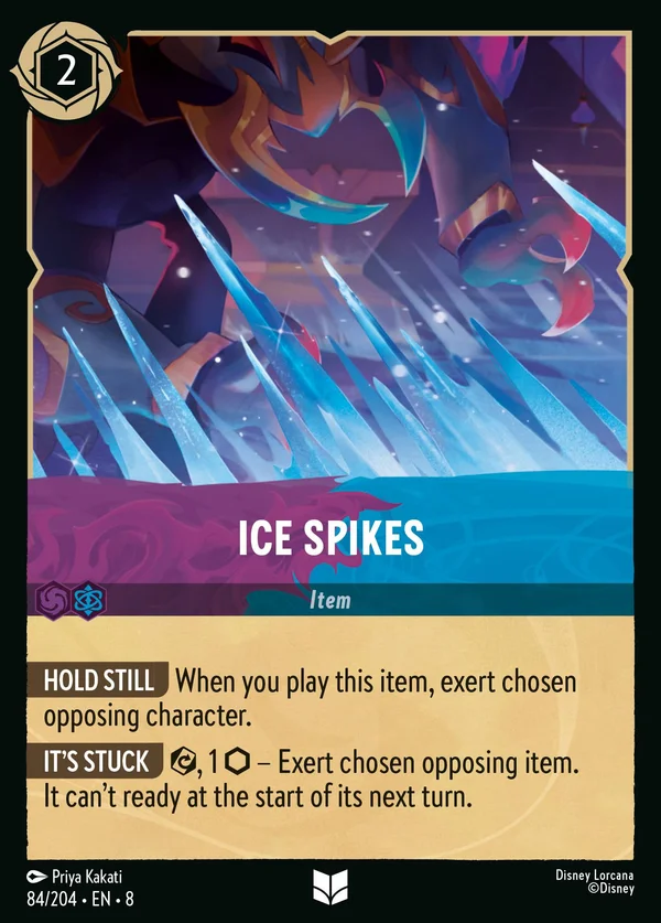 Spuntoni di Ghiaccio — Disney Lorcana Oggetto card from The Reign of Jafar