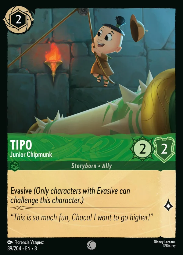 Tipo - Giovane Marmotta — Disney Lorcana Personaggio card from The Reign of Jafar