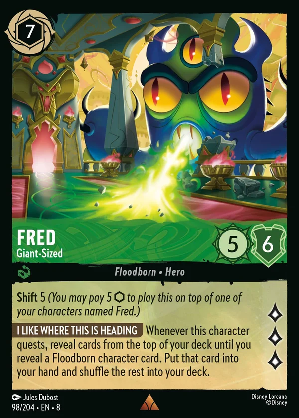 Fred - Giant-Sized — Disney Lorcana Character card from The Reign of Jafar