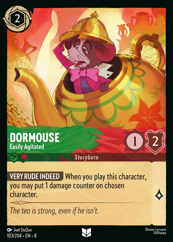 Toperchio - Facilmente Agitabile — Disney Lorcana Personaggio card from The Reign of Jafar