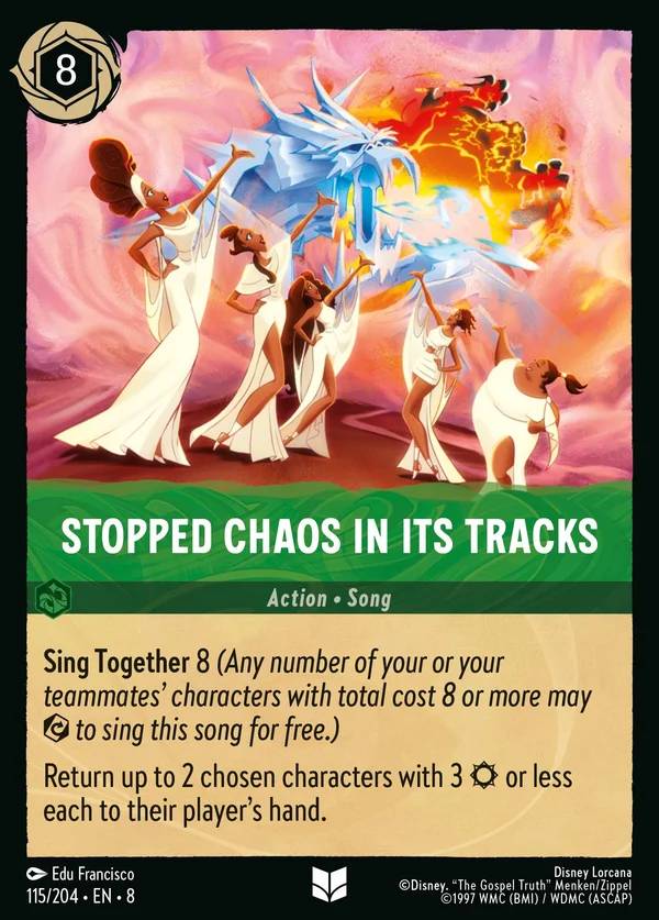 Tutto Tornò Tranquillo Come Mai — Disney Lorcana Azione card from The Reign of Jafar