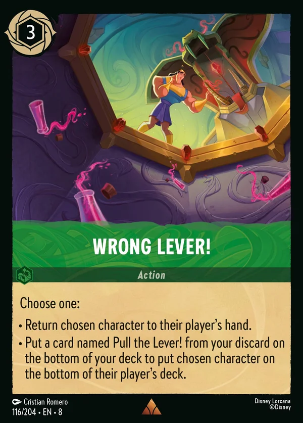 L'Altra Leva! — Disney Lorcana Azione card from The Reign of Jafar