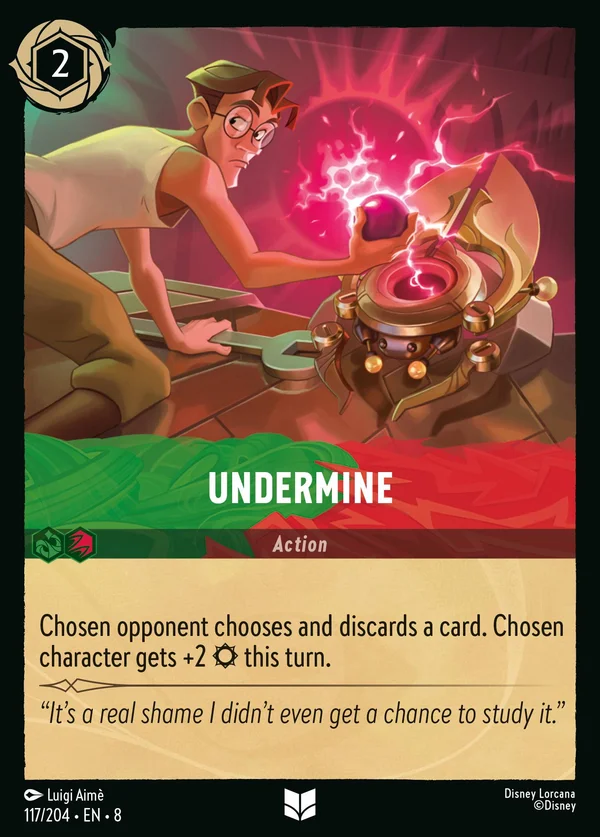 Sabotare — Disney Lorcana Azione card from The Reign of Jafar