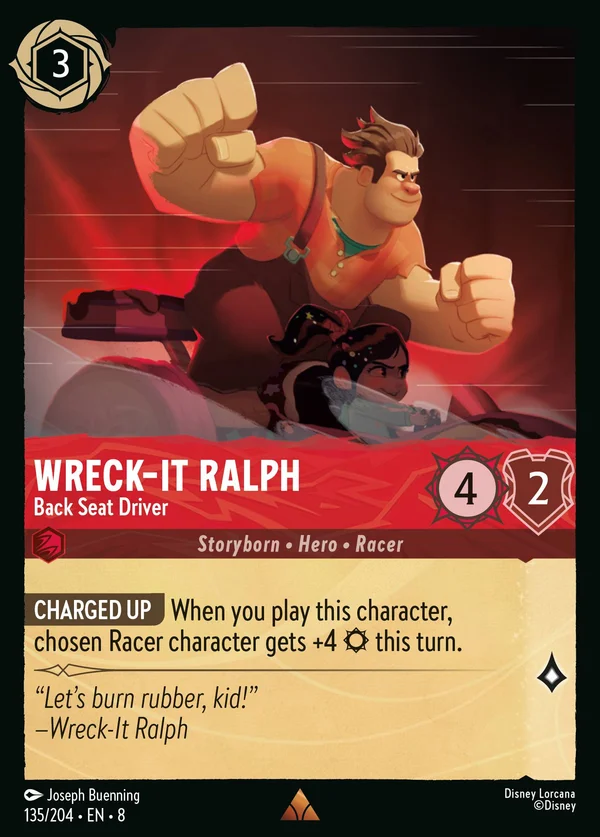 Ralph Spaccatutto - Passeggero Invadente — Disney Lorcana Personaggio card from The Reign of Jafar