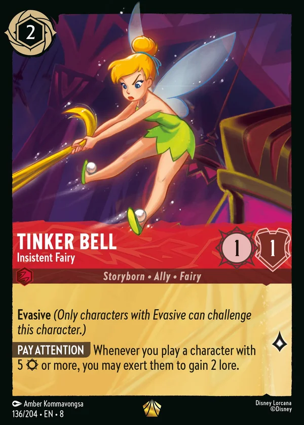 Trilli - Fata Insistente — Disney Lorcana Personaggio card from The Reign of Jafar