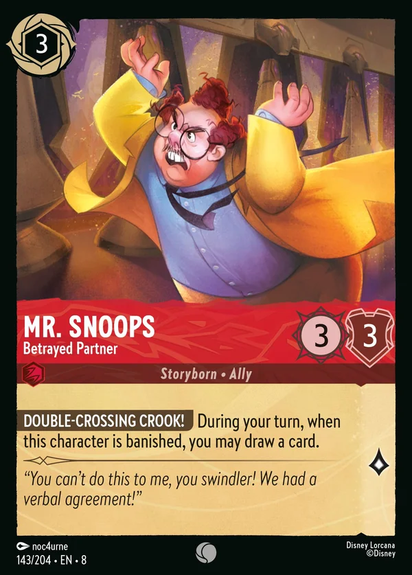 Signor Snoops - Partner Tradito — Disney Lorcana Personaggio card from The Reign of Jafar