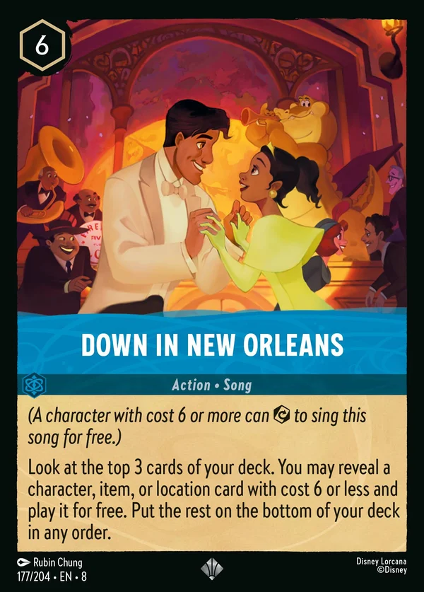 Benvenuto a New Orleans — Disney Lorcana Azione card from The Reign of Jafar