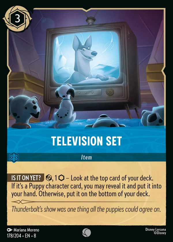 Televisore — Disney Lorcana Oggetto card from The Reign of Jafar