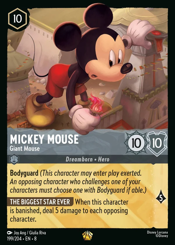 Topolino - Topo Gigante — Disney Lorcana Personaggio card from The Reign of Jafar