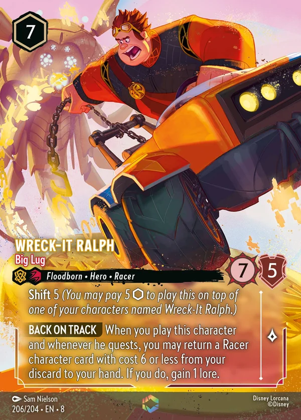 Wreck-It Ralph - Big Lug — Disney Lorcana Character card from The Reign of Jafar