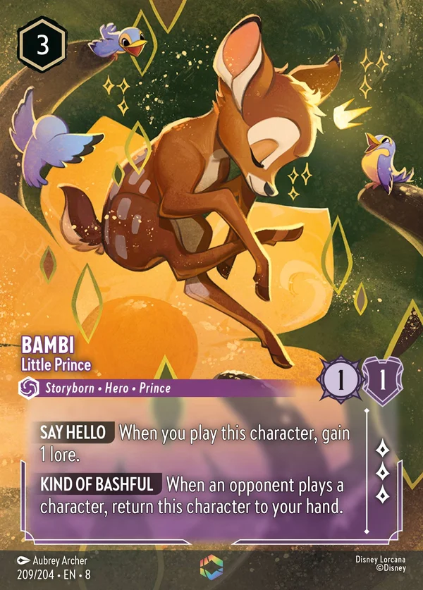 Bambi - Principino — Disney Lorcana Personaggio card from The Reign of Jafar