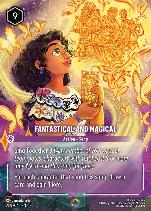 Fantastical and Magical — Disney Lorcana Action card from The Reign of Jafar