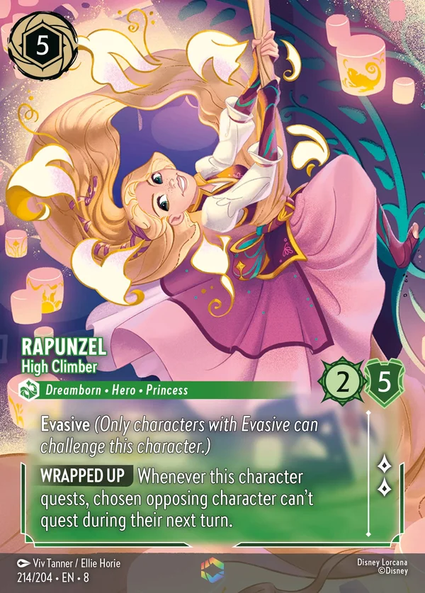 Rapunzel - High Climber — Disney Lorcana Character card from The Reign of Jafar