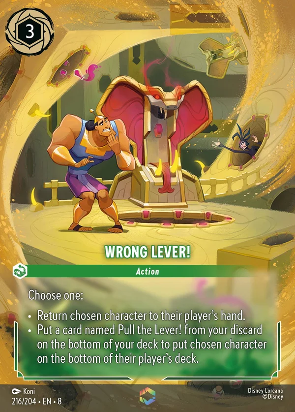 L'Altra Leva! — Disney Lorcana Azione card from The Reign of Jafar