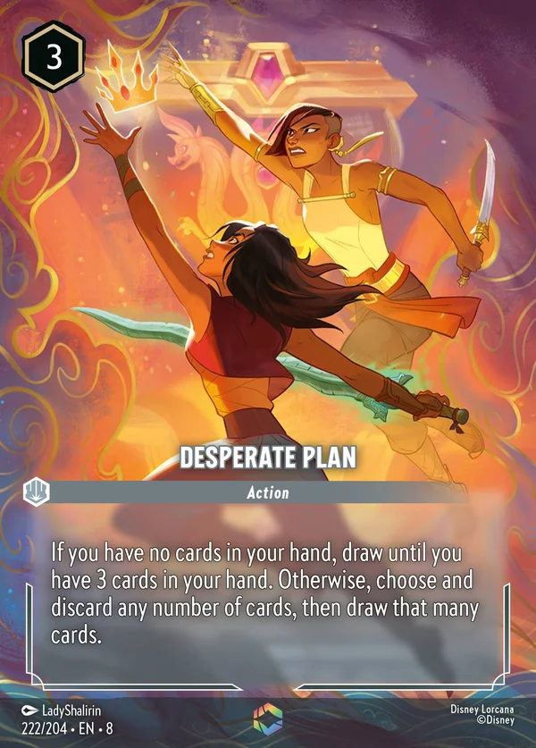 Desperate Plan — Disney Lorcana Action card from The Reign of Jafar
