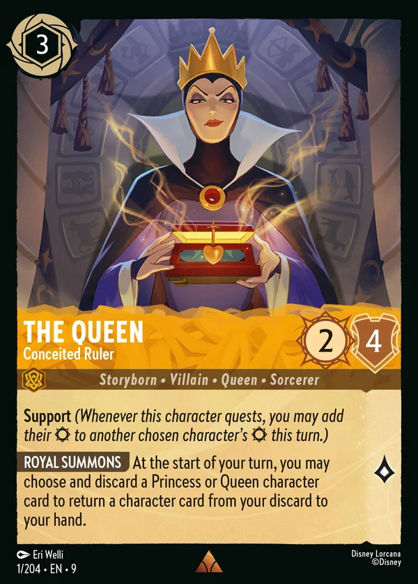 Regina - Monarca Presuntuosa — Disney Lorcana Personaggio card from Fabled