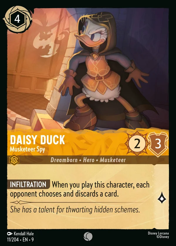 Paperina - Spia dei Moschettieri — Disney Lorcana Personaggio card from Fabled