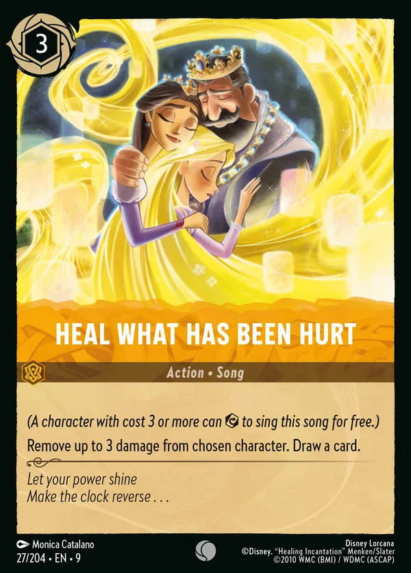 Incanto di Guarigione — Disney Lorcana Azione card from Fabled