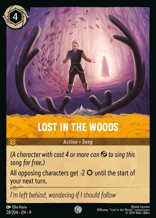 Lost in the Woods — Disney Lorcana Action card from Fabled