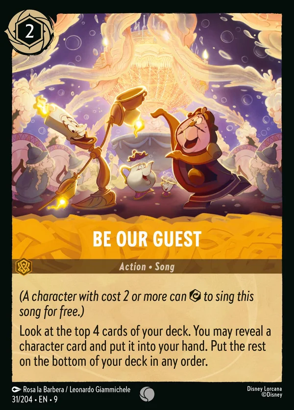 Stia Con Noi — Disney Lorcana Azione card from Fabled