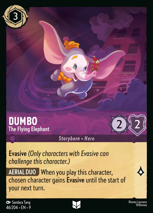 Dumbo - The Flying Elephant — Disney Lorcana Character card from Fabled