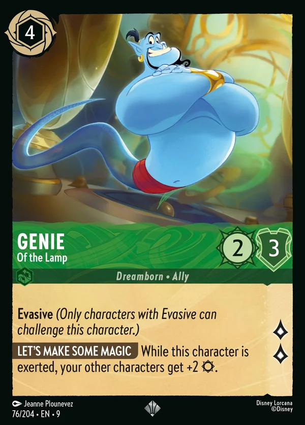 Genio - Della Lampada — Disney Lorcana Personaggio card from Fabled