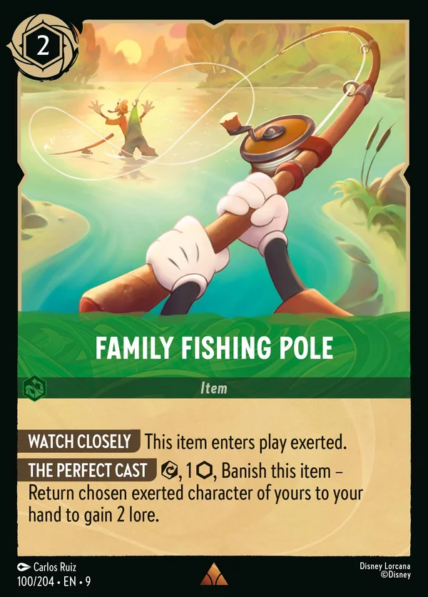 Canna da Pesca di Famiglia — Disney Lorcana Oggetto card from Fabled