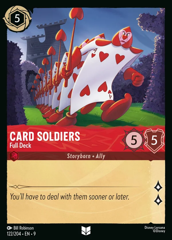 Carte Soldato - Mazzo Completo — Disney Lorcana Personaggio card from Fabled