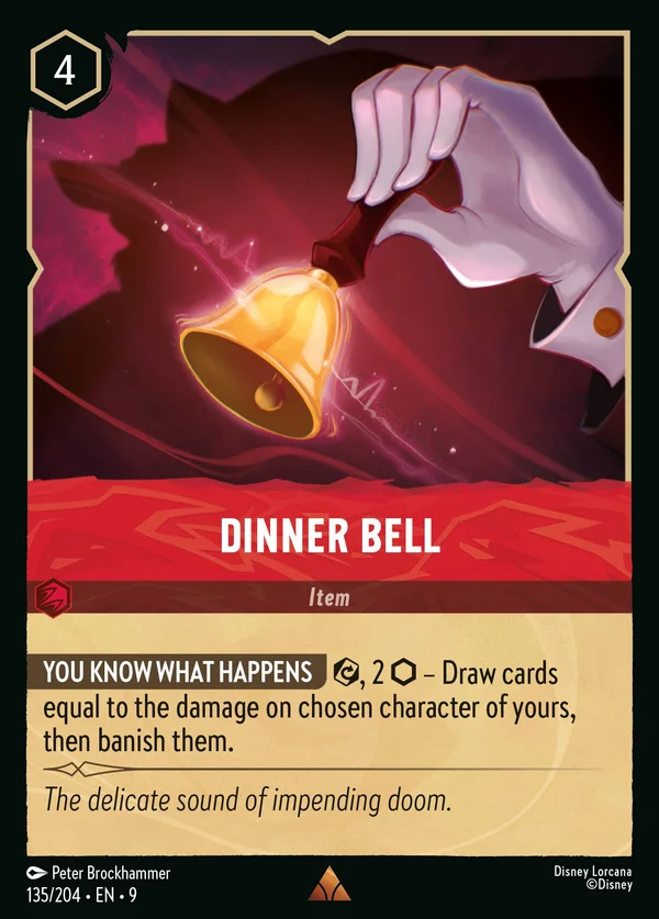 Campanella della Cena — Disney Lorcana Oggetto card from Fabled