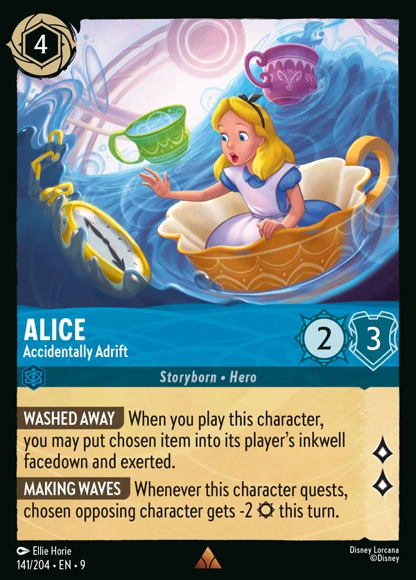 Alice - Naufraga per Caso — Disney Lorcana Personaggio card from Fabled