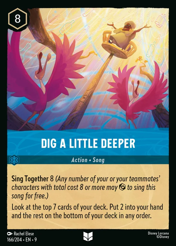 Se Scaverai un Po' Più a Fondo — Disney Lorcana Azione card from Fabled