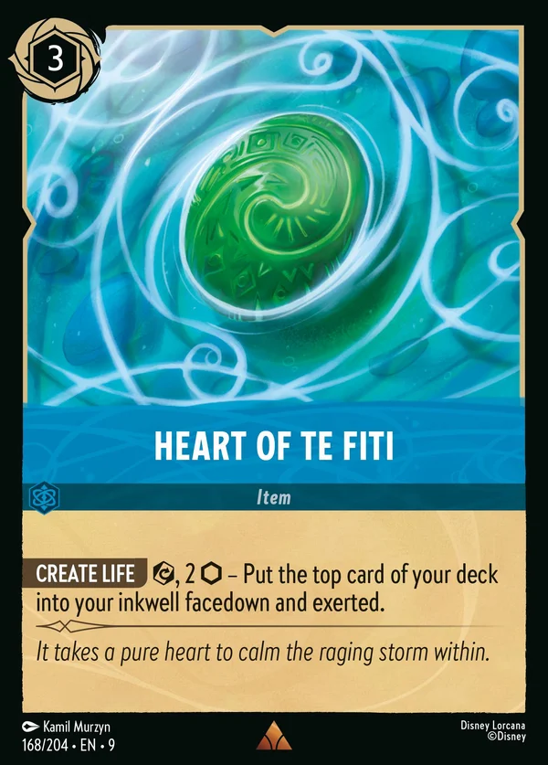 Cuore di Te Fiti — Disney Lorcana Oggetto card from Fabled