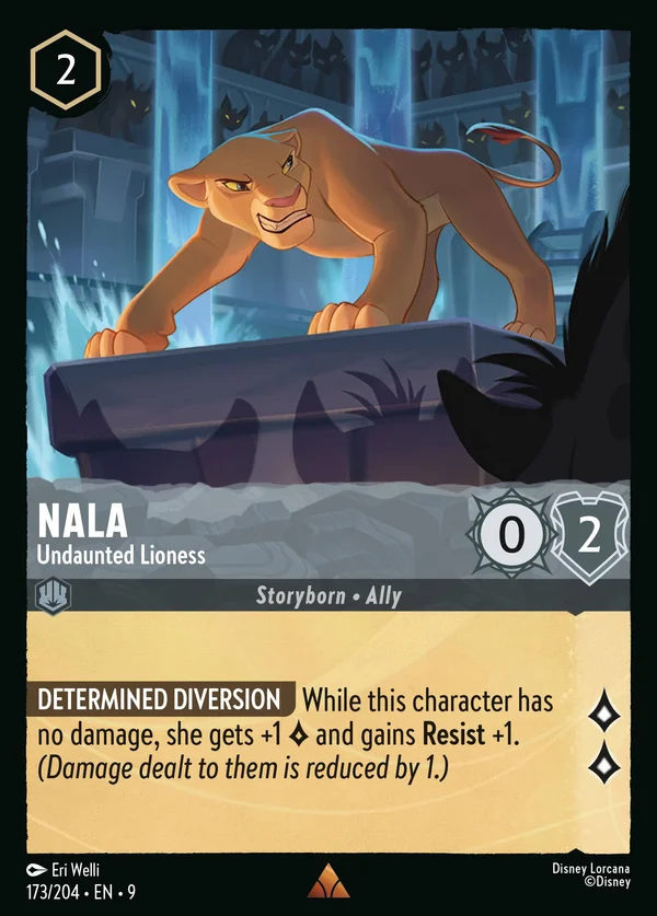 Nala - Leonessa Indomita — Disney Lorcana Personaggio card from Fabled