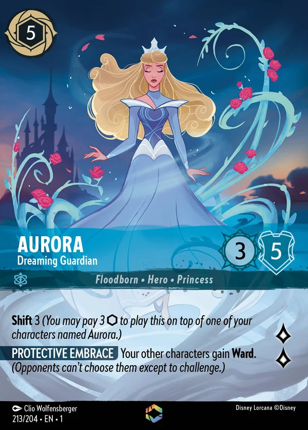 Aurora - Dreaming Guardian — Disney Lorcana Character card from The First Chapter
